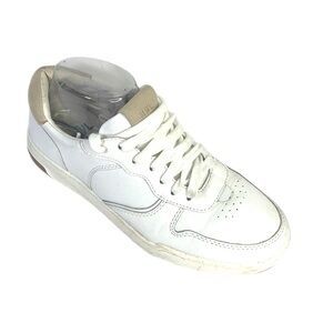 Madewell White Leather Court Sneakers Size 8 Casual Minimalist